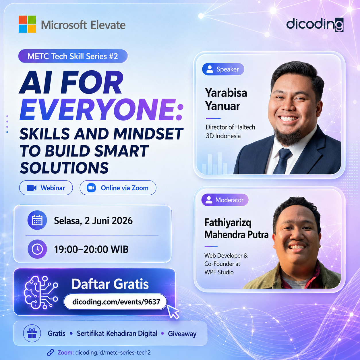 METC Tech Skill Series #2 Bahas Keterampilan dan Pola Pikir dalam Membangun Solusi AI