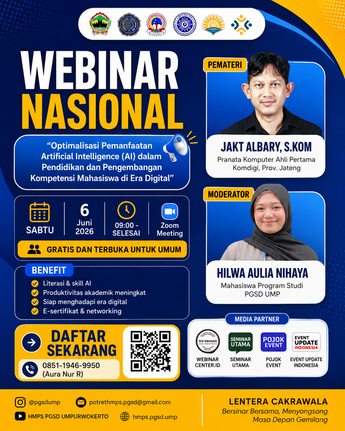 Webinar Nasional Bahas Pemanfaatan AI dalam Pendidikan dan Pengembangan Kompetensi Mahasiswa